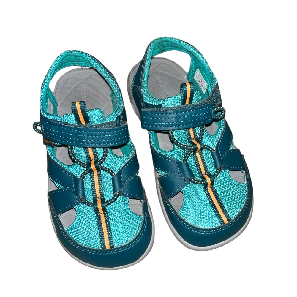 Columbia Techsun Wave Sandal teal orange 13